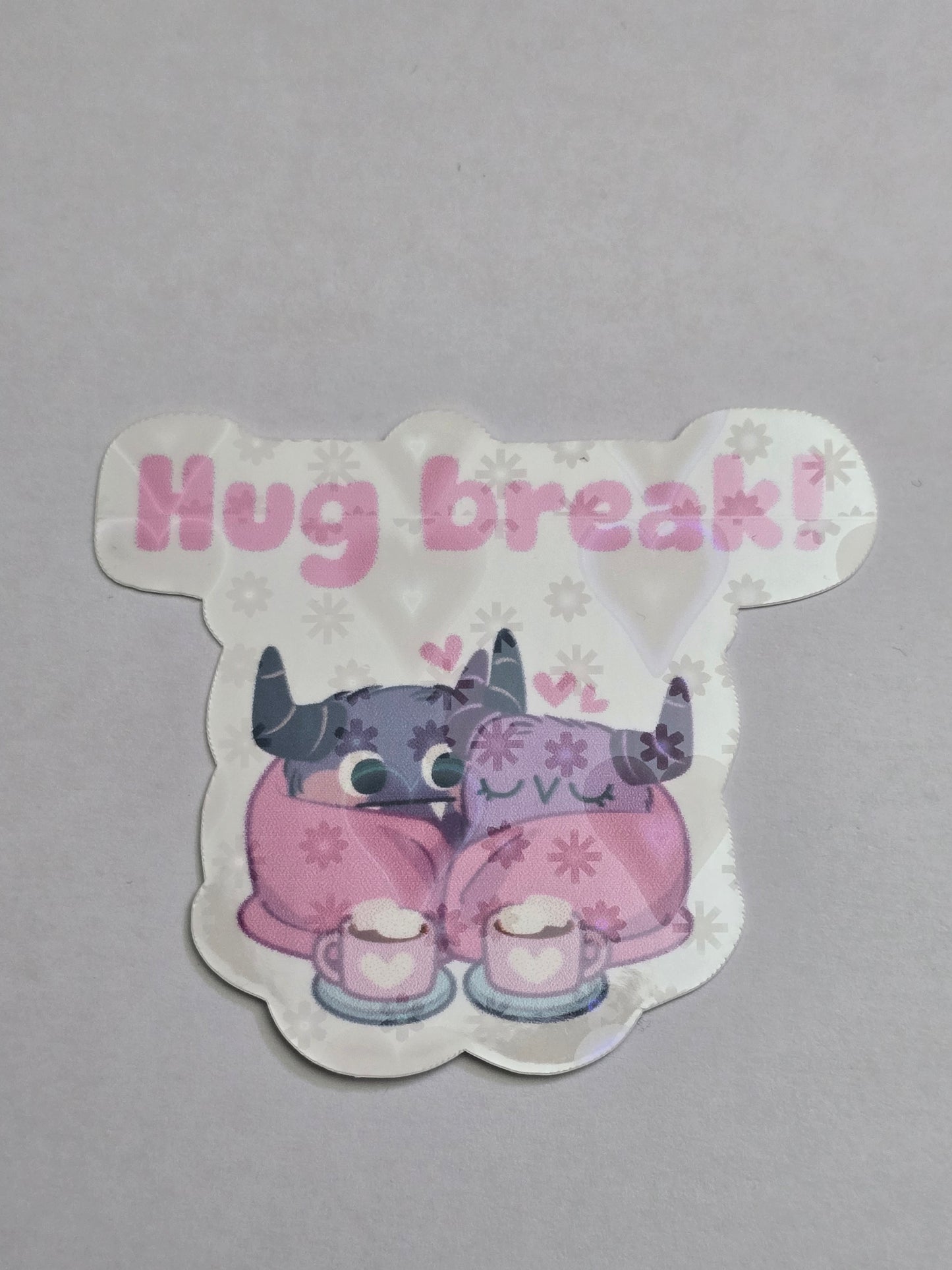 2.5 inch Hug Break Sticker
