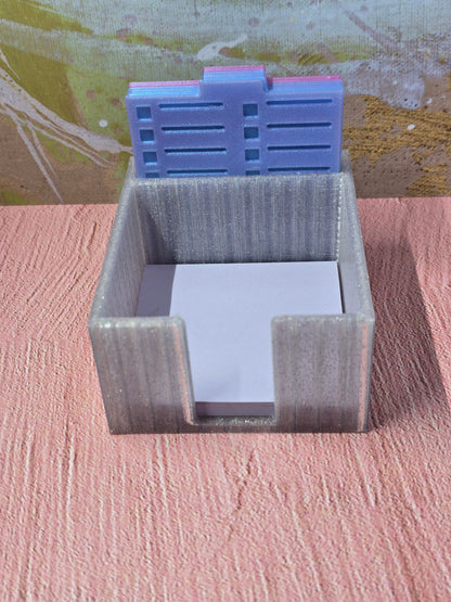 Sticky Note Holder with Stencils