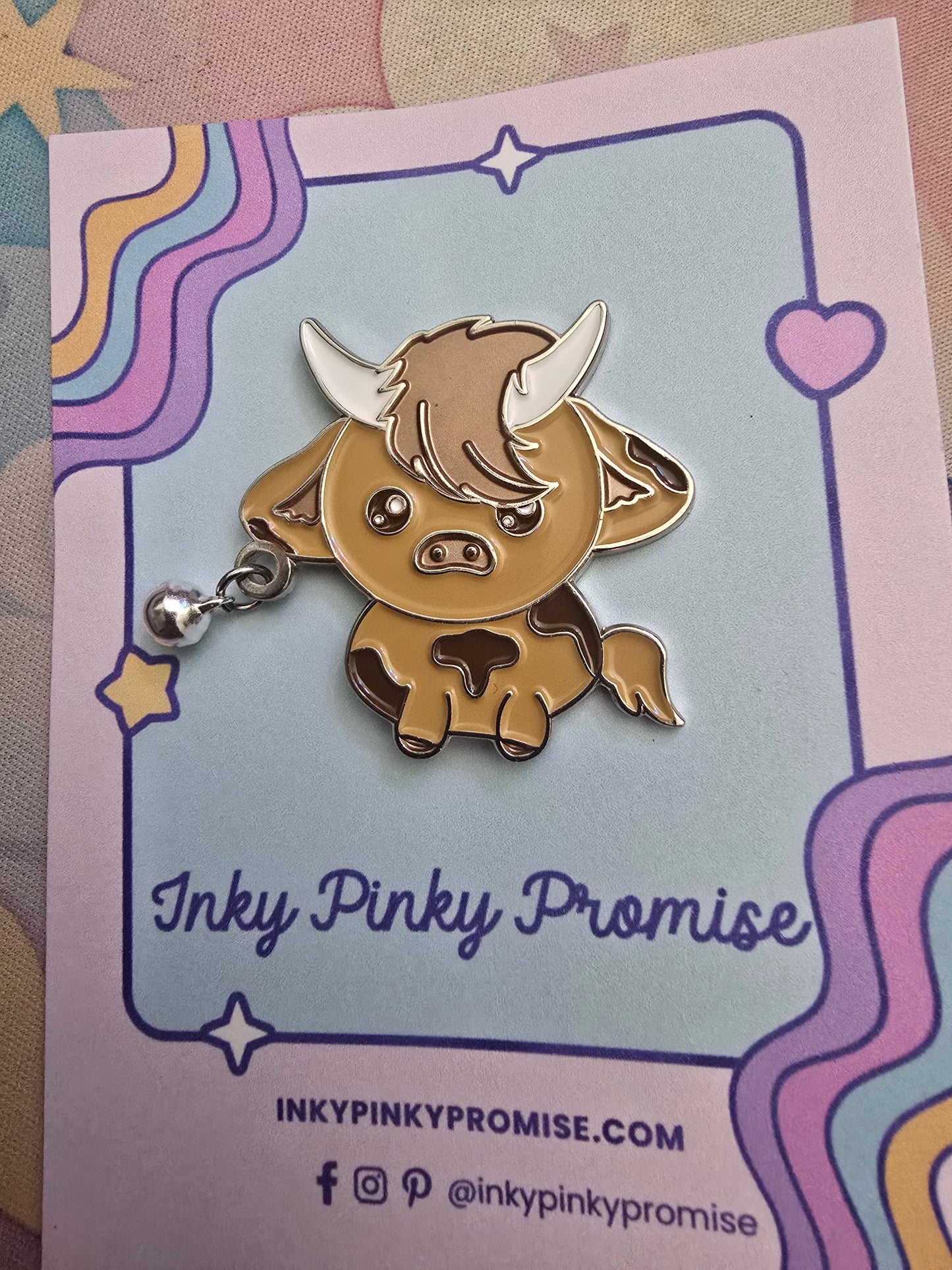 Cow Enamel Pin