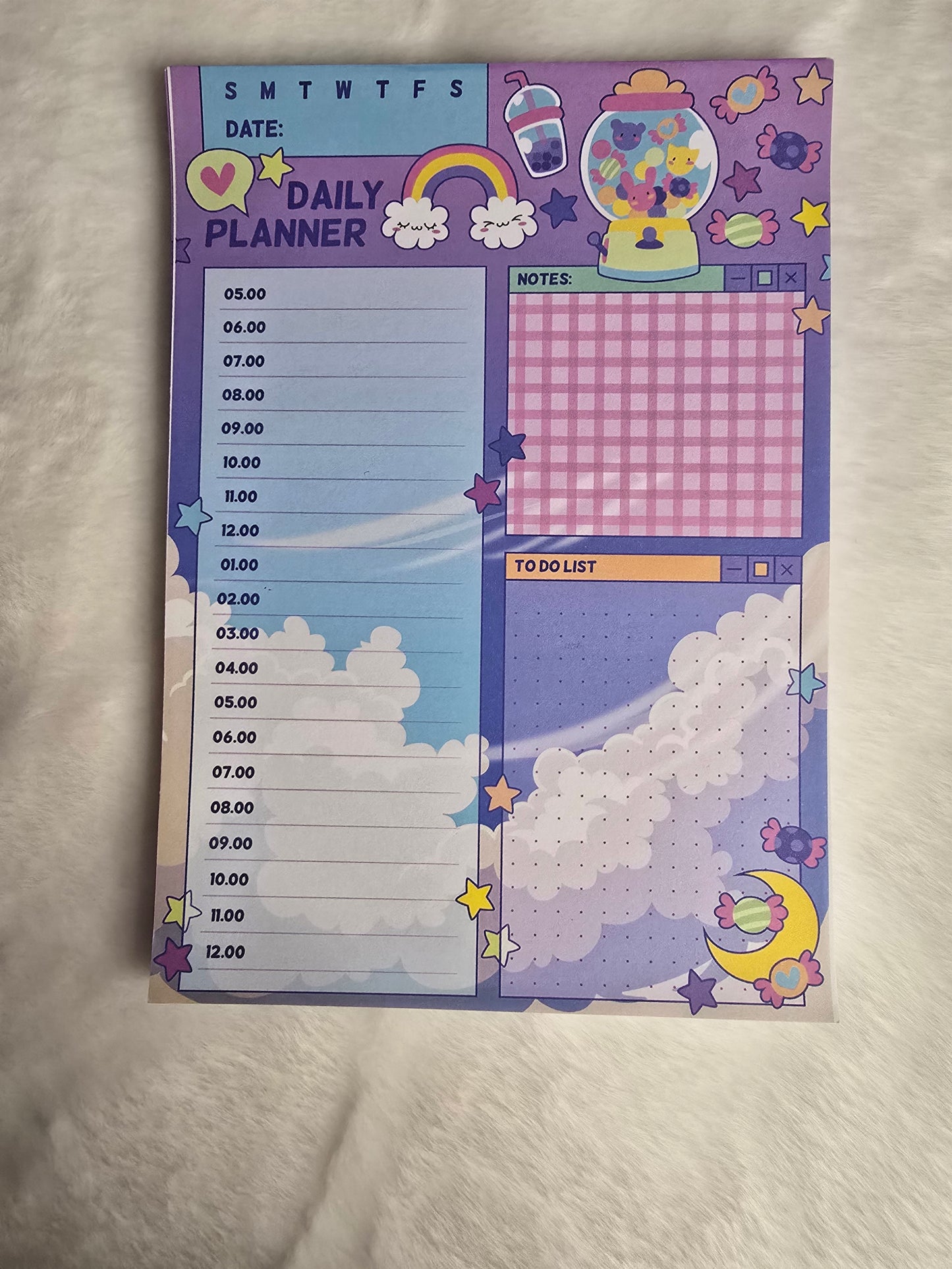 Gumball Daily Planner Notepad