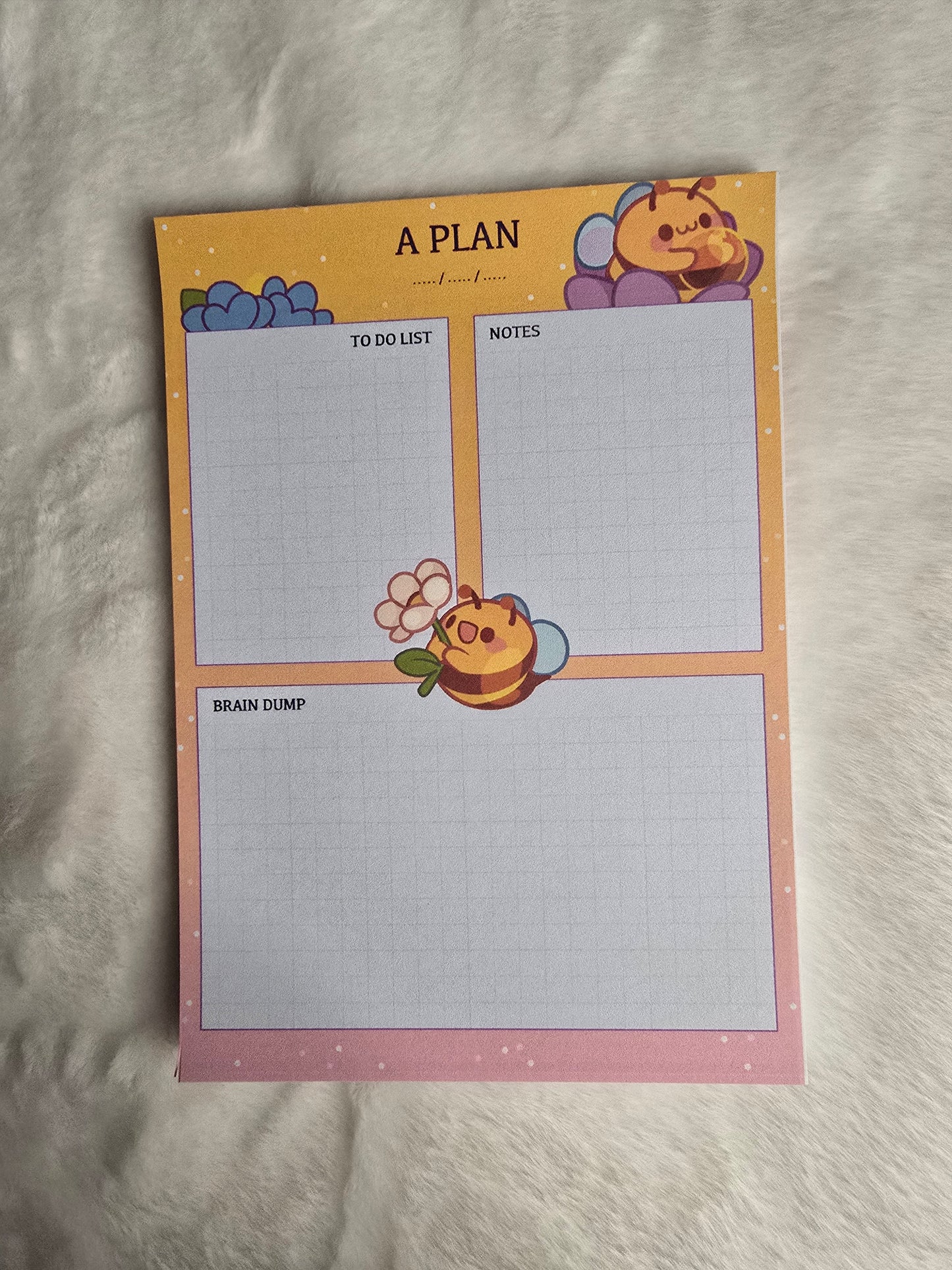 Bee Plan Notepad