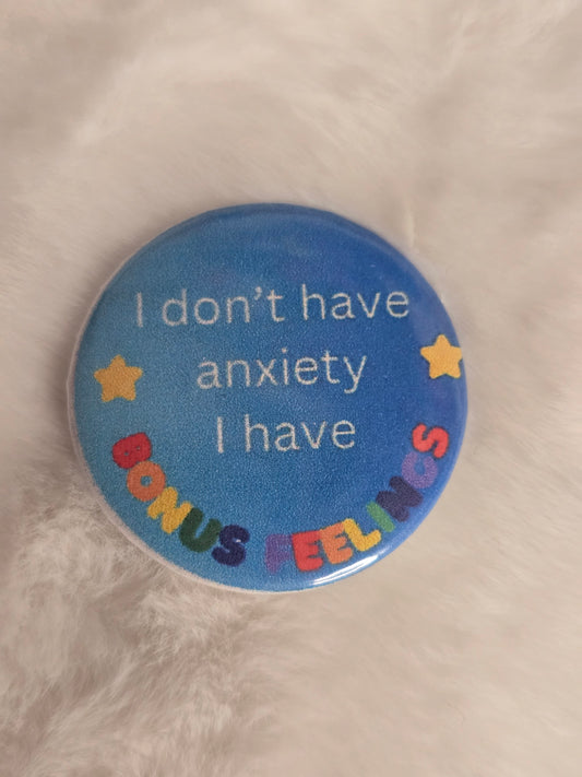 Bonus Feelings 1.25 inch buttons