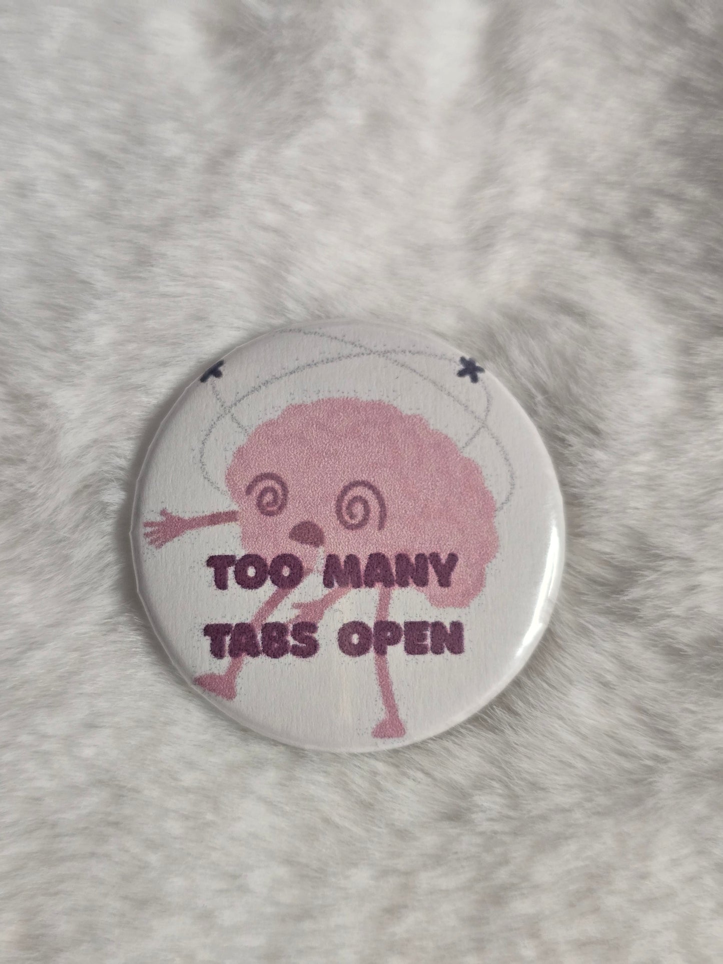 Too many tabs 1.25 inch buttons