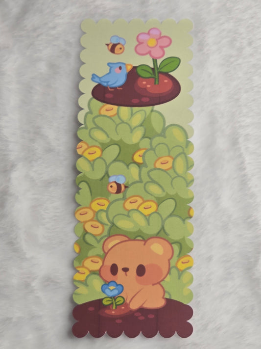 Bear with Bees Bookmark