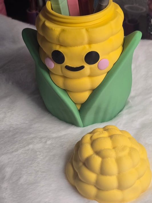 Corn on the Cob Pencil Holder / Container