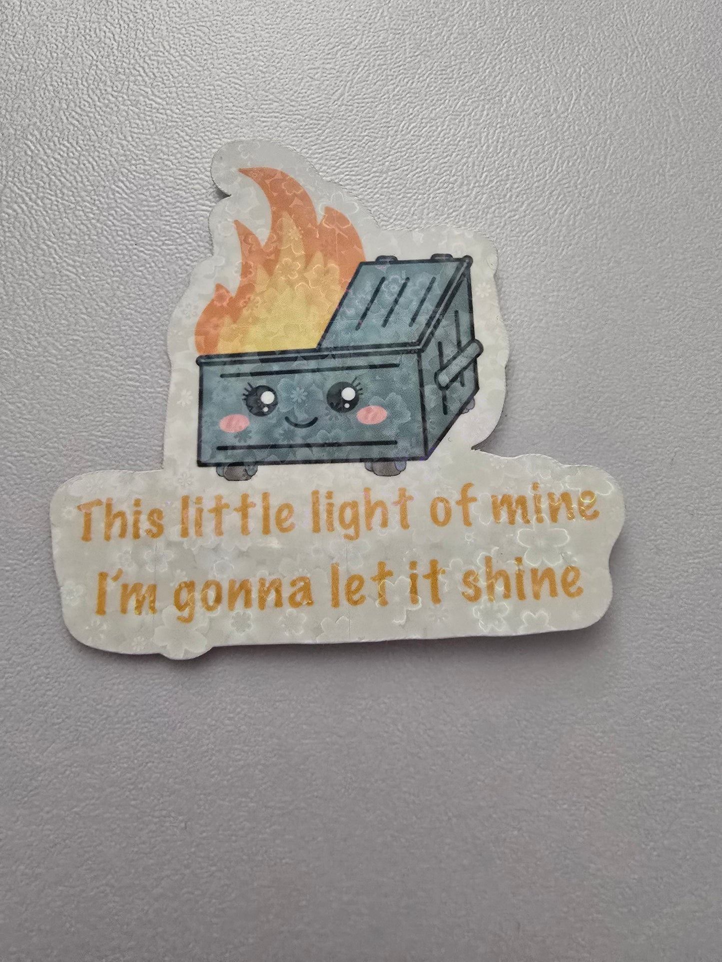 3 inch Dumpster Fire Sticker