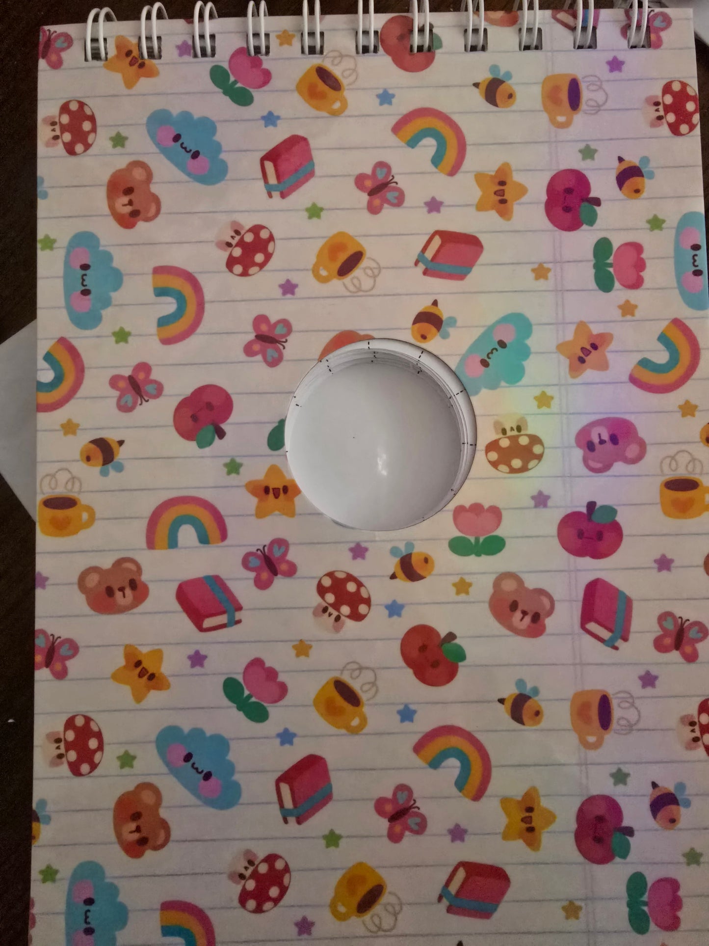 School Notes Clock Notebook