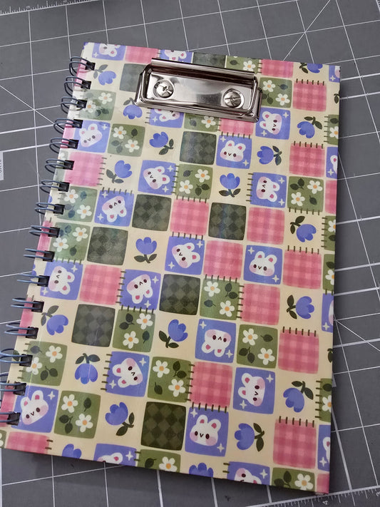 Gingham Clipboard Weekly Notebook