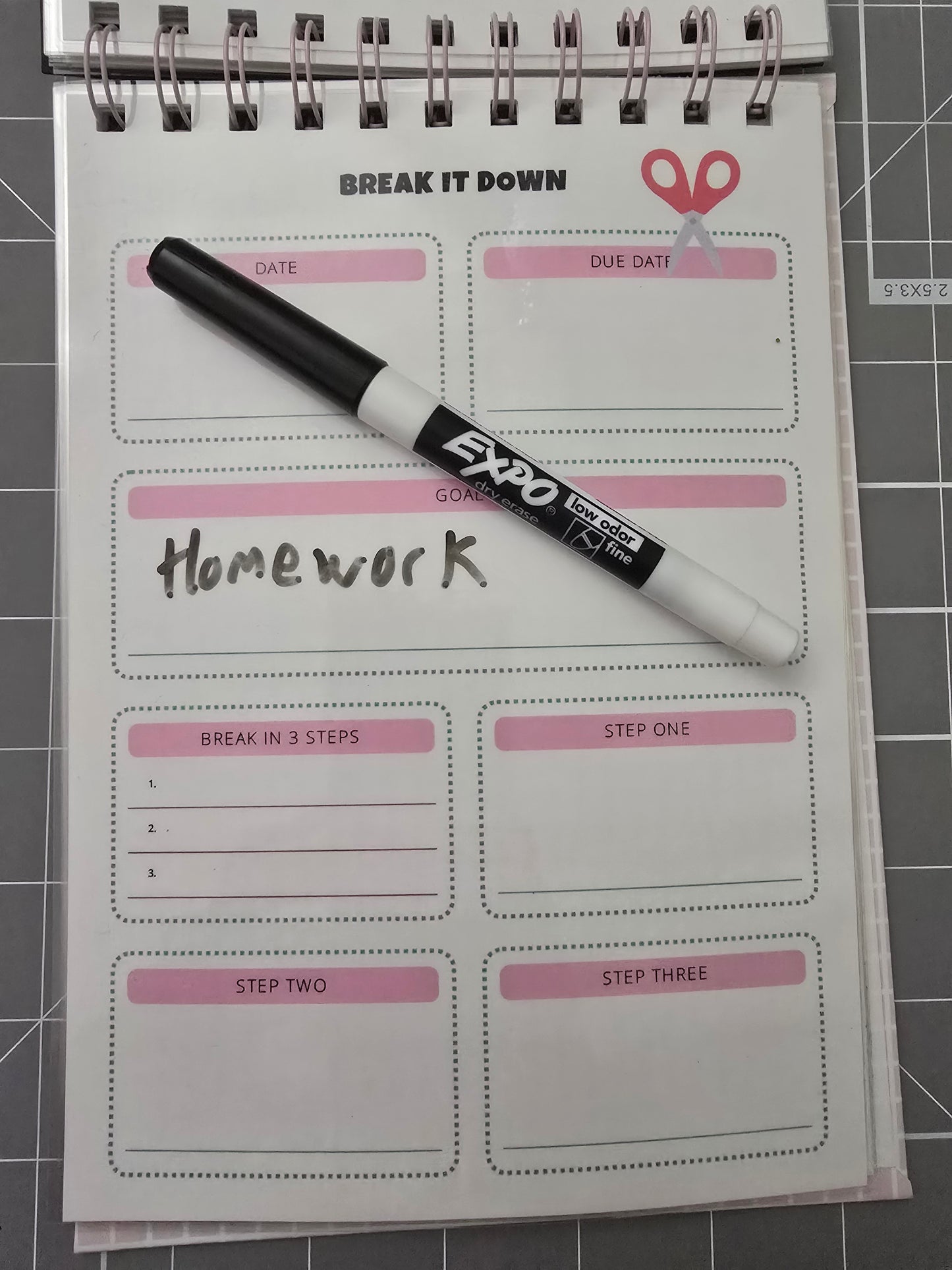 Dry Erase Magnetic Notebook