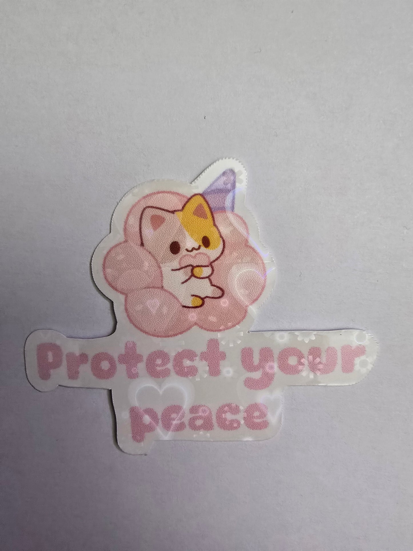 2.5 inch Protect Your Peace Sticker