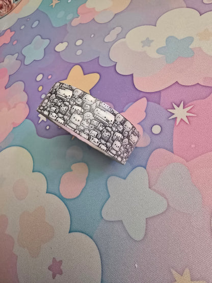 Black & White Doodle Washi Tape