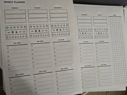 Wood Lotus Flower Notebook