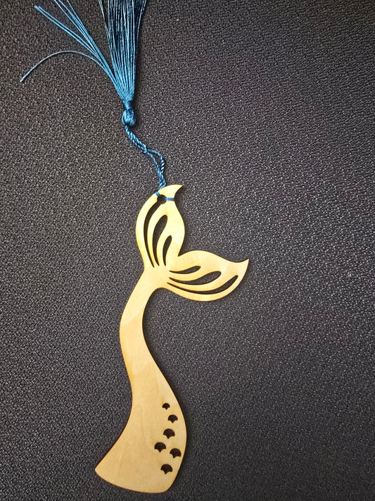 Wooden Mermaid Tail Bookmark